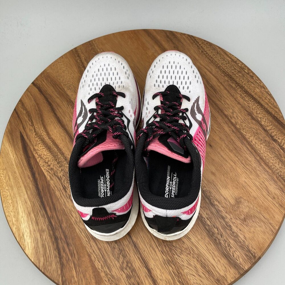 Saucony Endorphin Speed 2 Shoes Womens Size 9 Racing Running Black Pink White - Picture 5 of 9